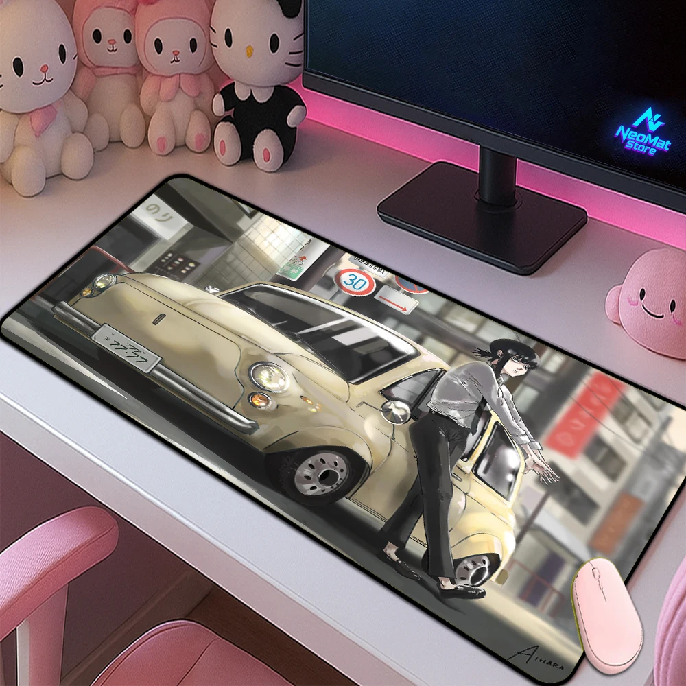 Chain Saw Long Pad Kobeni Higashiyama Office Table Accessories Mouse Pad 90x50 Gamer Decoration Setup Mousepad Anime Custom Size