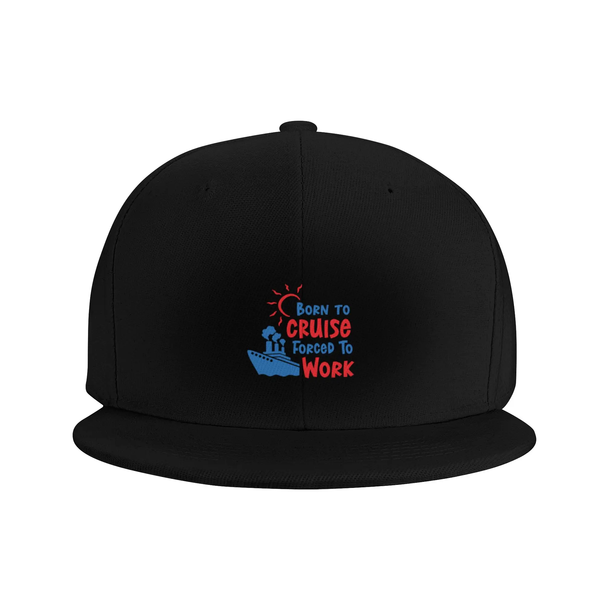 Fashion Born To Cruise Forced To Work Flat Brim Sun Hat  Maintains Shape After Long Wear Visors