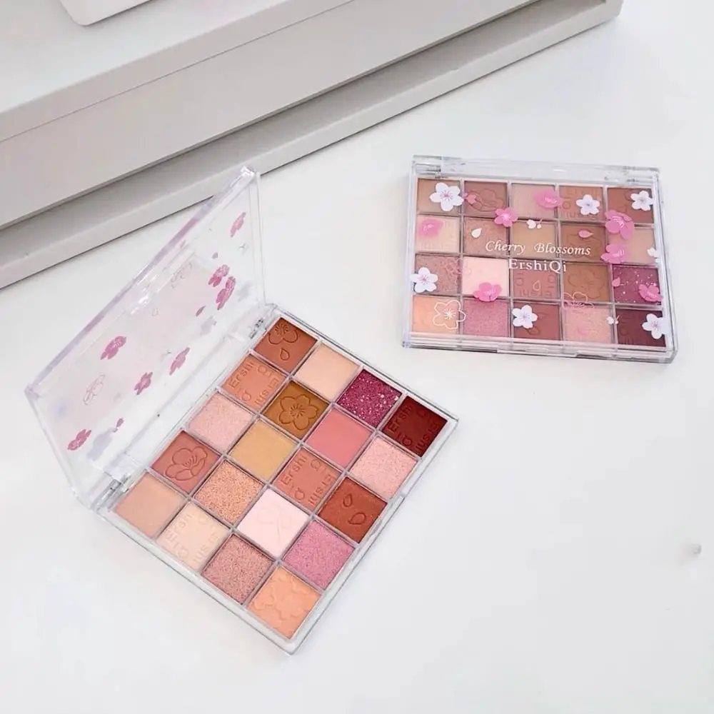 新しい 20 色のアイシャドウパレットマット長期的なアイメイクアップパレット光沢のある多機能アイシャドウ女性