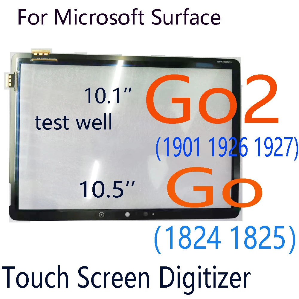 

10.1'' 10.5'' For Microsoft Surface Go 2 Go2 1901 1926 1927 Touch Screen for Go 1824 1825 Touch Screen Digitizer Outer Glass