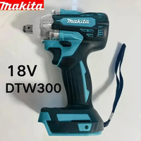 Makita Brushless Electric Wrench Impact Wrench Strong Lithium Battery 18V Lithium Battery Wrench Electric Wind Gun Dtw300