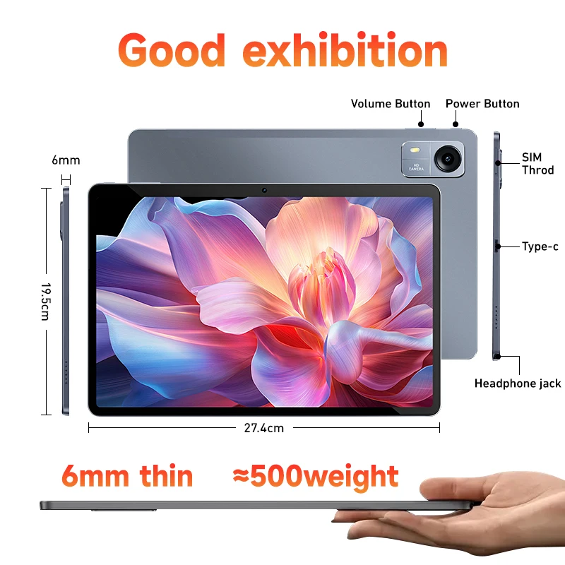 SUXI A3 (A20) أندرويد 14 تابلت 10.1 بوصة |   T606 ثماني النواة |   ذاكرة وصول عشوائي 12 جيجا (4+8) + ذاكرة قراءة فقط 128 جيجابايت |   4G LTE SIM |   واي فاي مزدوج |   كاميرا 5 ميجابكسل + 13 ميجابكسل |