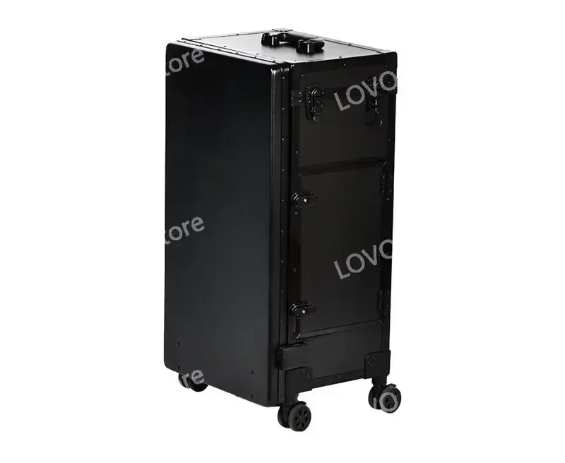 Factory Portable Rolling Manicure Table Foldable Traveling Nail Desk w/Storage Makeup Train Case Cosmetic Trolley   desk