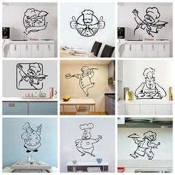 Beauty The Kitchen Chef Nursery Wall Stickers Vinyl Art Decals For Baby's Rooms Wall Stickers Waterproof Wallpaper
