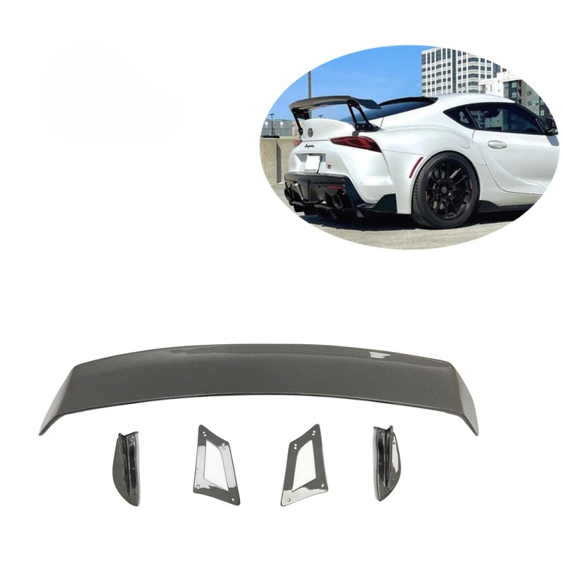 

Подходит для ToyotaSupra A90 A91 VoltexCarbon Fiber задний спойлер2019+