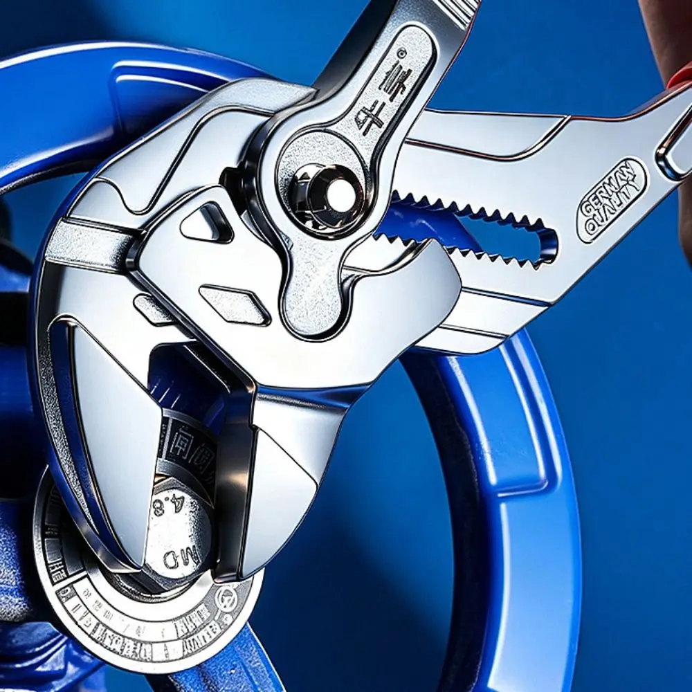 Eagle Beak Design Water Pump Pliers Multi-Function Large Opening Eagle Beak Pliers Adjustable Clamp Non Slip Grip