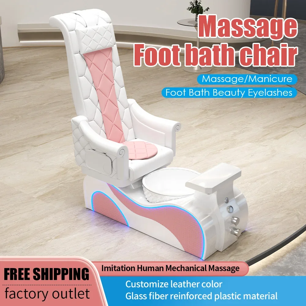 New Luxury Salon Furniture Foot Spa Chair Beauty Salon Manicure Massage Chair Electric Massage Table Camillas Salon Furniture