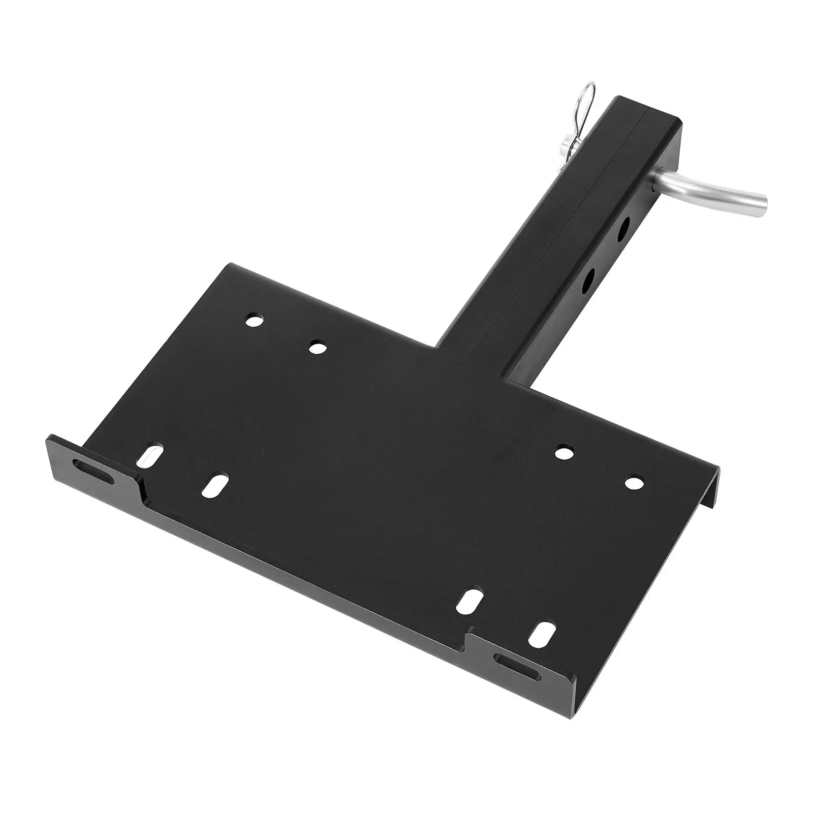 Winch Mount, 15000 lbs / 6803 kg Load Capacity, Trailer Hitch Winch Mount with 50.8 mm Receiver, 2 Mounting Hole Design, Powder