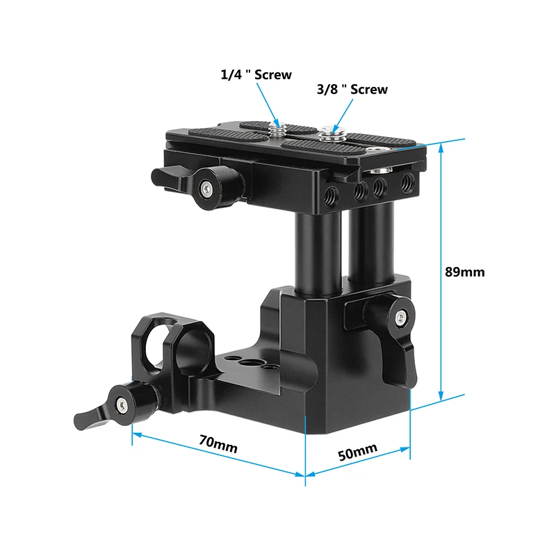 HDRIG ด่วน ARCA-Type Baseplate 15มม.LWS สำหรับสนับสนุนระบบอุปกรณ์เสริมกล้อง