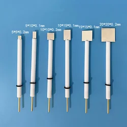 Platinum electrode. Counter electrode. Auxiliary electrode. It is specified that 10 * 10 * 0.1mm, platinum purity is 99.99%.