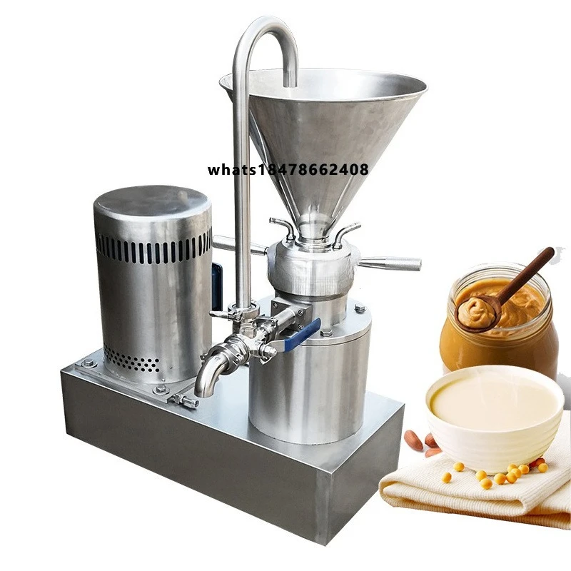 

Industrial Vertical Split Colloid Mill New Condition Nut Butter Making Machine Almond Peanut Gear Snack Processing