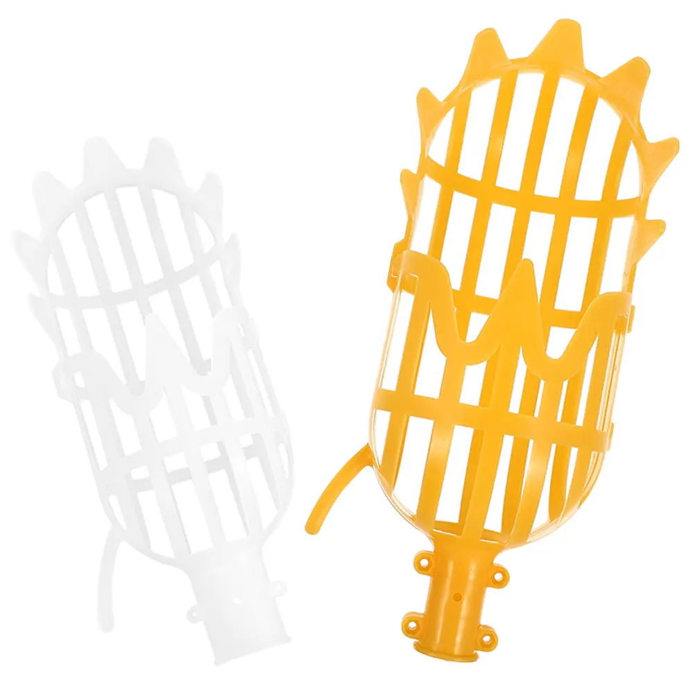 

Fruit Picker 2 Pcs Durable PP Material Long Pole Attachment Gardening Baskets Harvest Tools Suitable Apples Pears Peaches Kiwis
