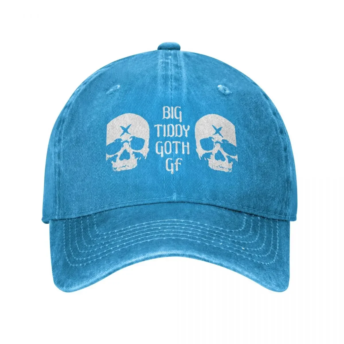 Big Tiddy Goth GF Girlfriend with Skull boobs Baseball Cap New In The Hat Ball Cap Women'S Cap Men'S