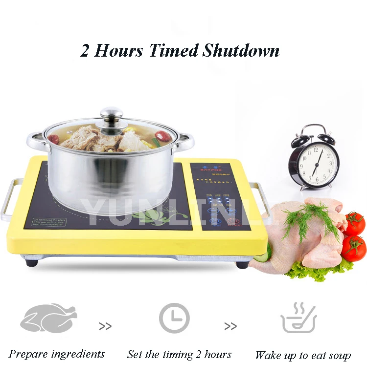 Fornello a induzione intelligente Fornello elettrico in ceramica Stufa Forno touch Forno elettrico a onde luminose Fornello a induzione