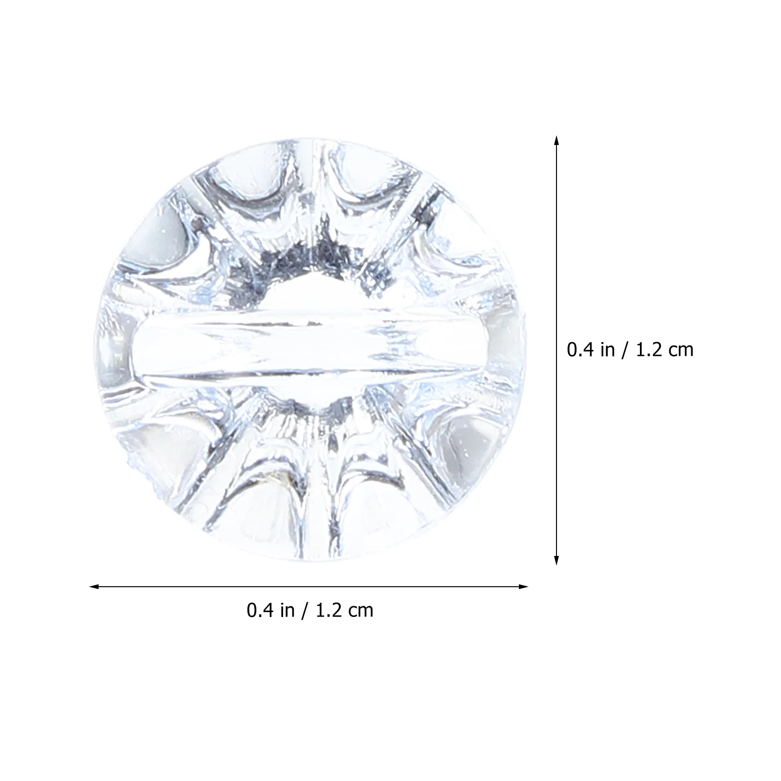 

50Pcs Colored Clear Crystal Buttons Decorative Sewing Buttons for Sweaters Coats Shirts Clothes Craft Sweater Cast Button