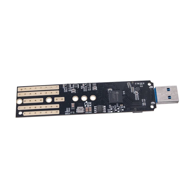 Adapter Dual Protocol M.2 SATA/NVME SSD M2 to USB 3.1 Type-A Convert Card Board Support 2230 2242 2260 2280 M2 SSD JMS581DL Chip