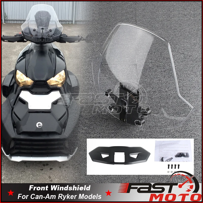 

Windshield Extension Adjustable 3inch For Can-Am Ryker 600/900 ACE 19-23 Rally Edition 900 Ryker Sport 900 ACE Windscreen Shield
