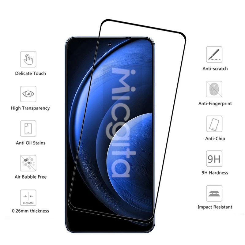 Full Glue Tempered Glass For Oscal Tiger 13 Screen protector Anti-Scratch For Oscal Tiger 13 Soft fibe lens film - view 2