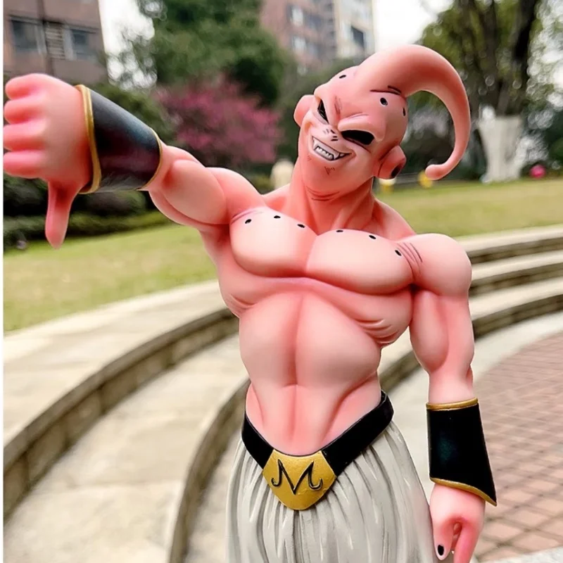 

Bandai GK NC Dragon Ball GohanMajin Buu Evil Skinny Demon Combine Statue Peripheral Ornaments Trendy Play Banpresto Anime Figur