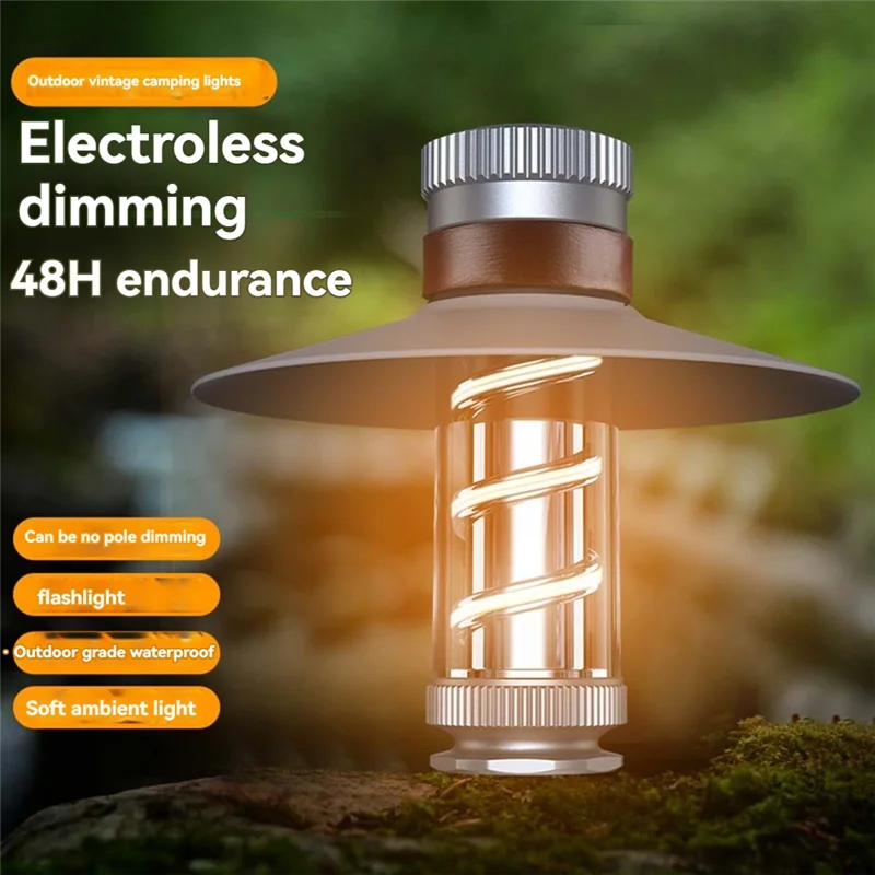 

ABWP-2000Mah Кемпинговый фонарь, замена лампы для кемпинга, 4 режима освещения, светодиодный фонарик, аварийная лампа, инструменты для кемпинга