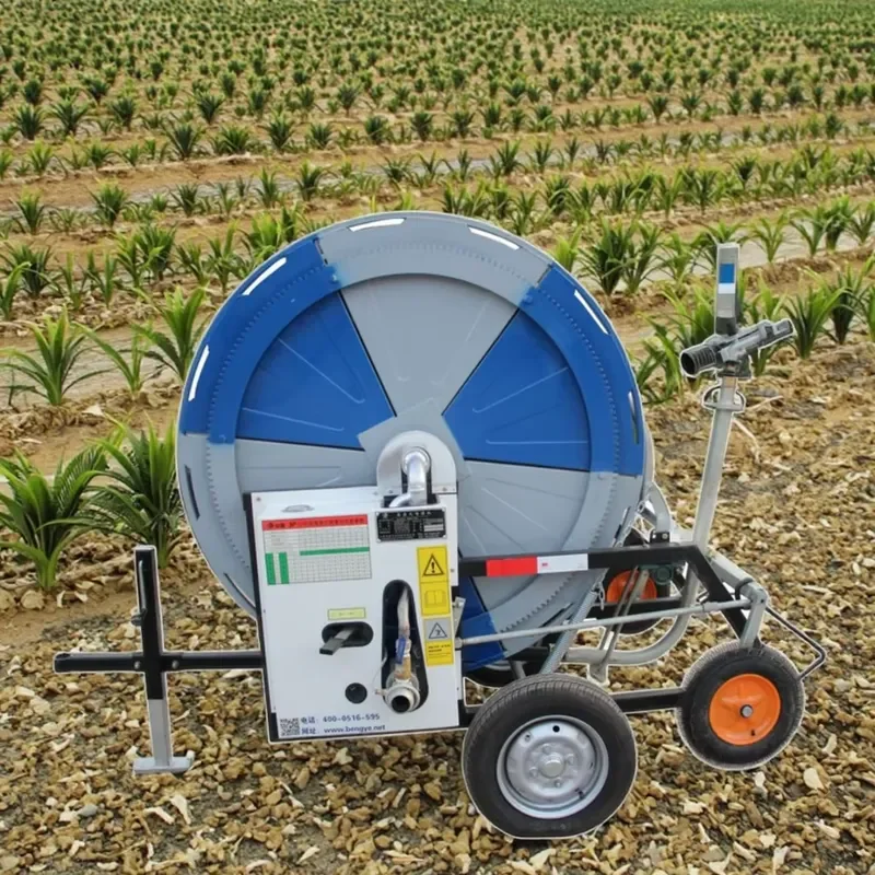 Portable Irrigation System Sprinkler Gun JP50-150 Hose Reel and Engine Core Rain Gun for Outdoor Mobile Use