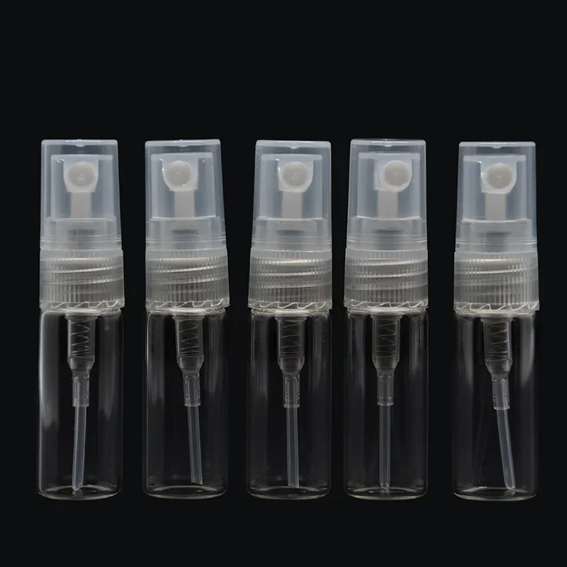 Clear Glass Luxury Perfume for Men 50pcs Spray Bottles Empty Original Perfumes Self-defense Pepper Spray Bottle Er Sprayground