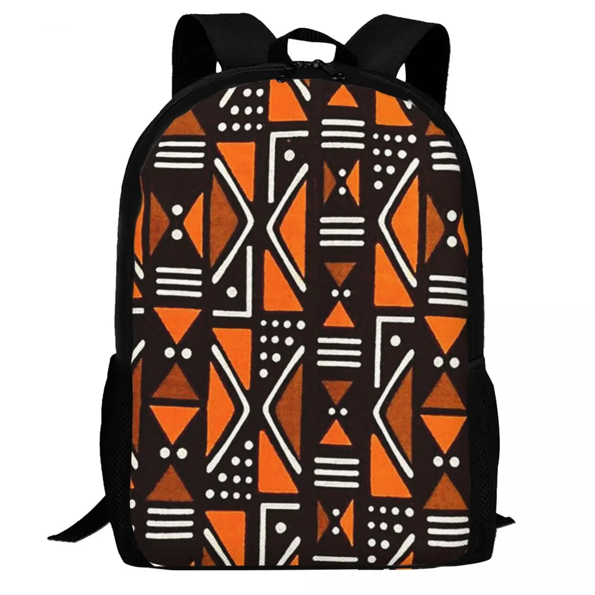 

Рюкзак с африканским этническим узором Боголан, большой вместительный ранец для книг, школьная сумка, наплечная сумка для мужчин и женщин