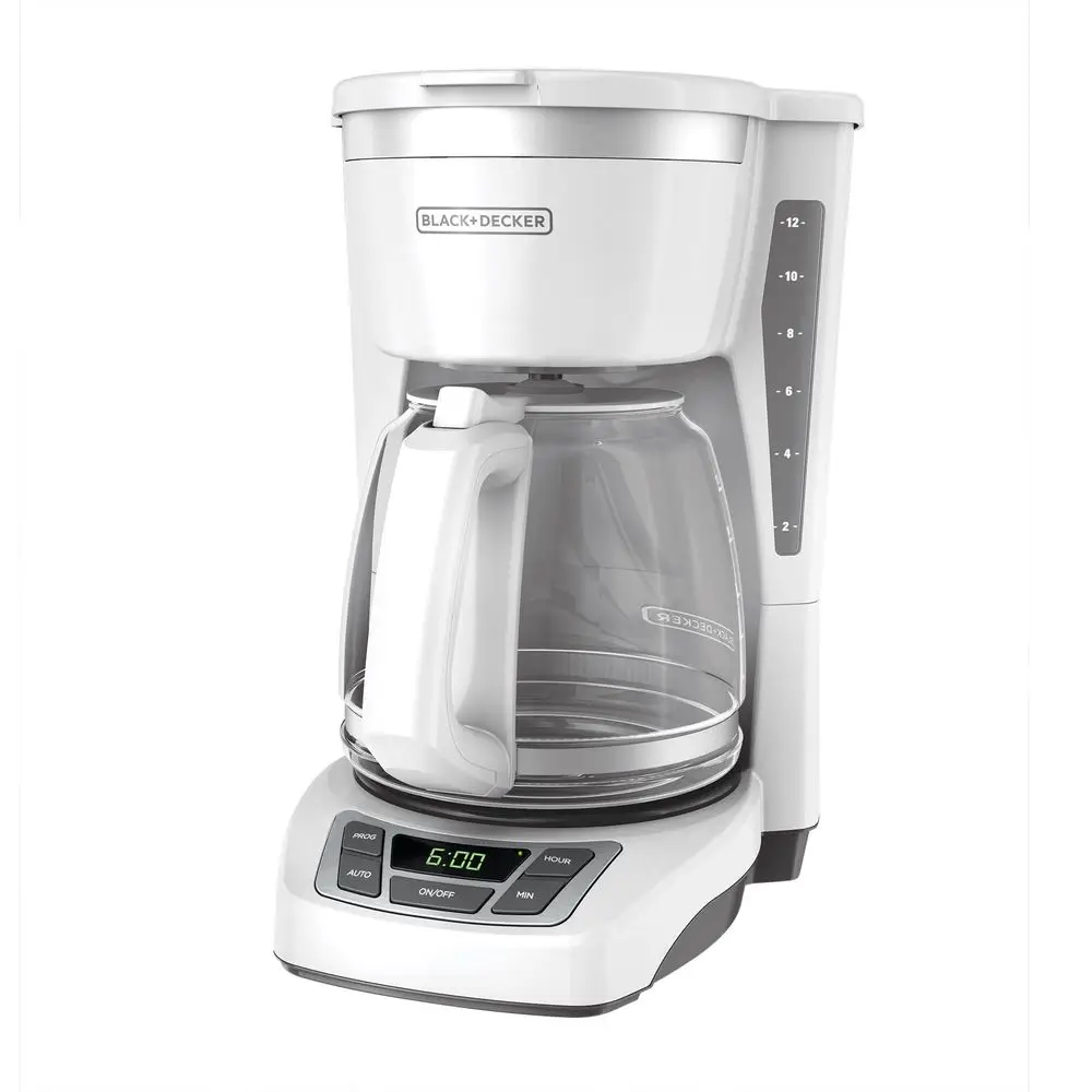 

CM1160W1 CM1160W Программируемая кофеварка на 12 чашек, белая, из нержавеющей стали