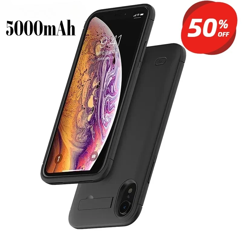 

Ультратонкий чехол с зарядным устройством для IPhone 6, 7, 8 Plus, 6200 мАч, чехол с аккумулятором для IPhone X, XS, Max, XR, 2024, чехол с зарядным устройством