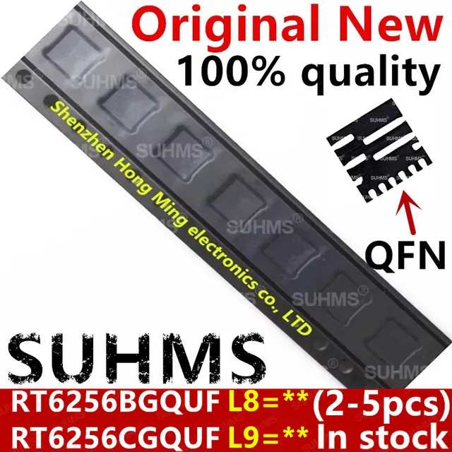 (2-5 sztuk) 100% nowy RT6256BGQUF RT6256B dla kodu: L8=.. RT6256CGQUF RT6256C dla kodu: L9=.. Chipset QFN-12