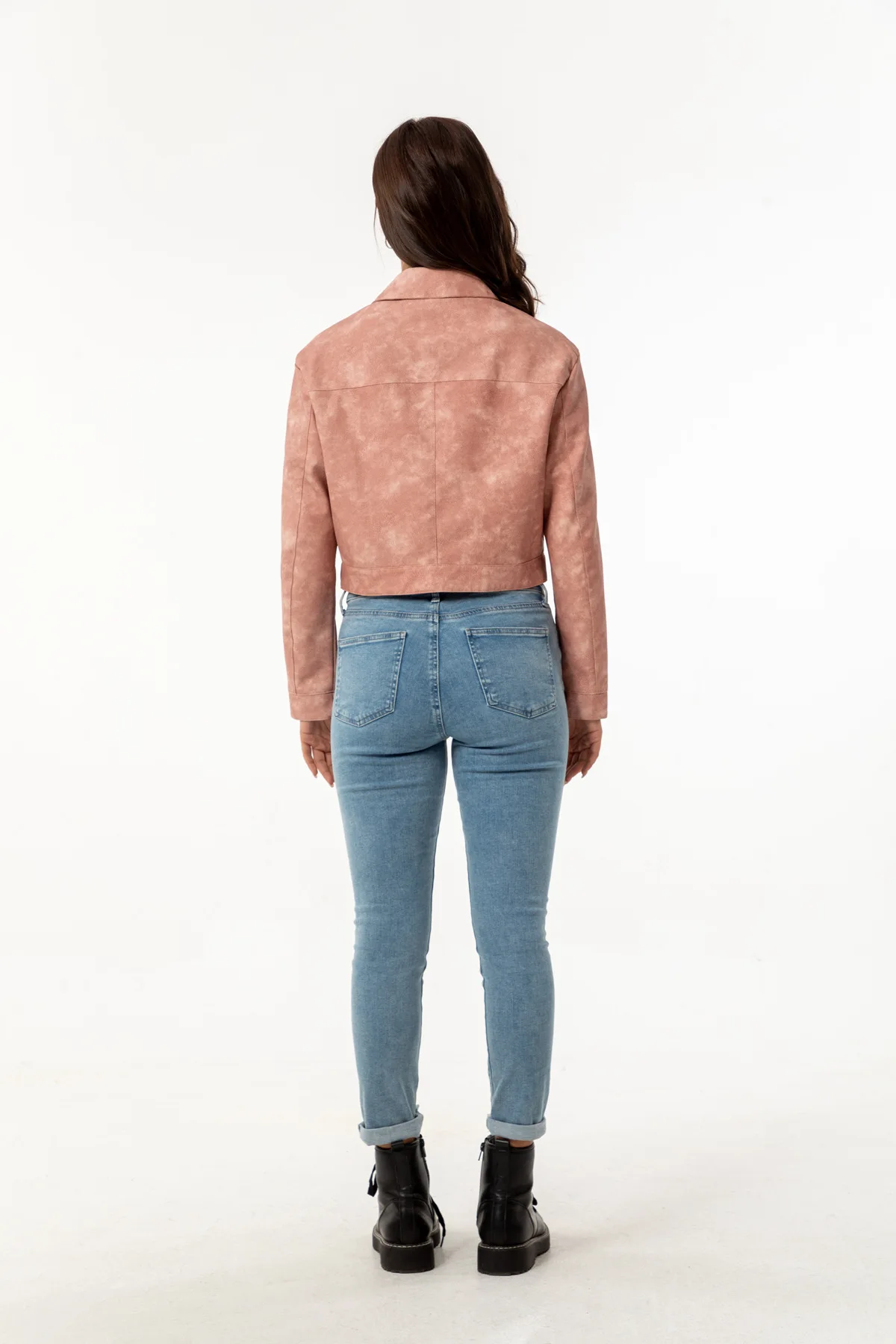 Spring and Autumn New Thin Leather Coat Long sleeved Casual Women's Coat Fashion Short Motorcycle Zipper Leather Jacket