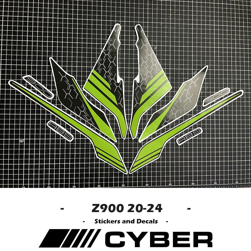 

Z900 For Kawasaki Z900 Ninja 2020 2021 2022 2023 2024 New Gloss Version Fairing Shell Sticker Decal 20-24