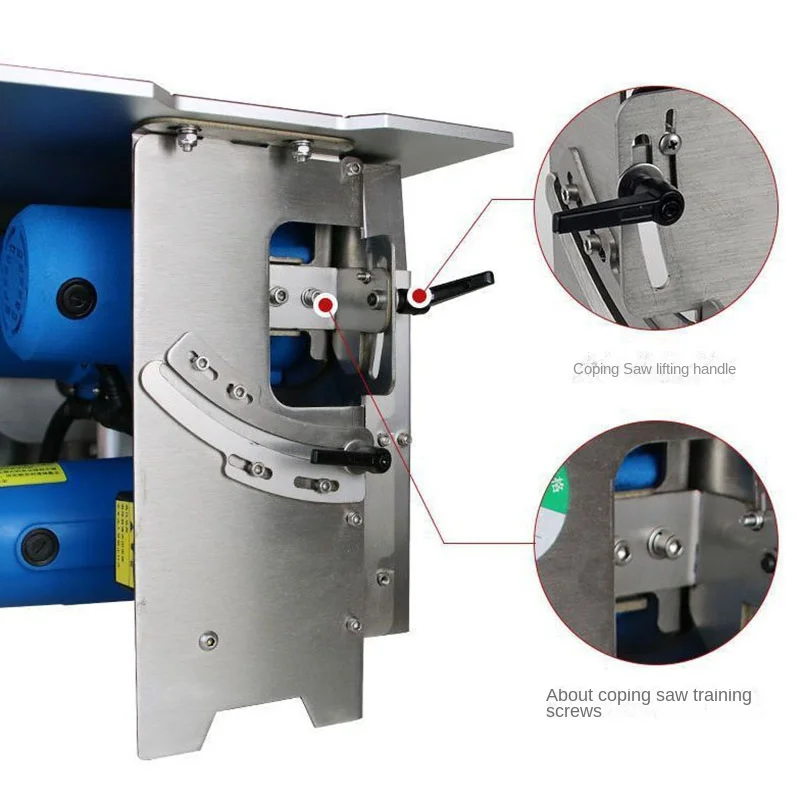 1946 Precision High-Power Electric Table Saw 220V Dust-Free Circular Woodworking Multi-Function Board Cutting Mac 19