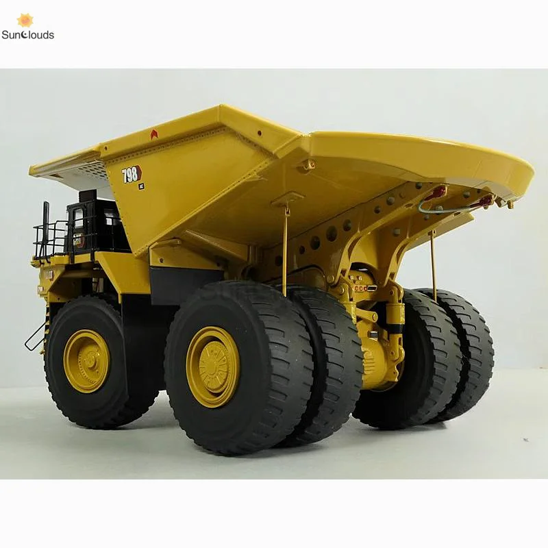 For CATERPILLAR Model CAT798AC Mining Dump Truck High Line Series Alloy 1:50 ScaleDie Cast Model Toy Car & Collection Gift & Dis