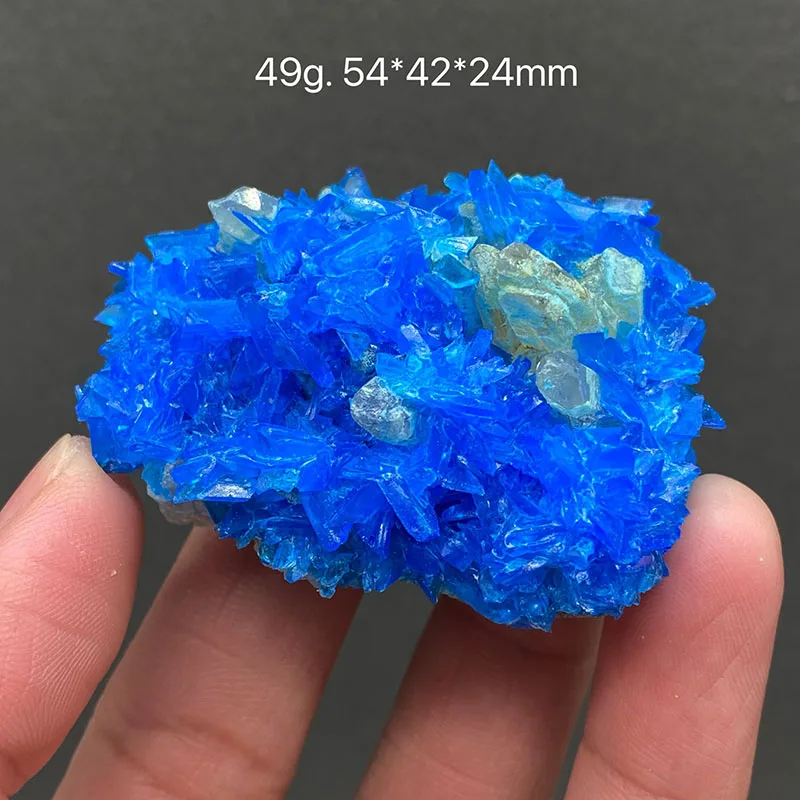 

100% натуральный необработанный минеральный образец синего алюминита, целебный кристалл, бусины для украшений