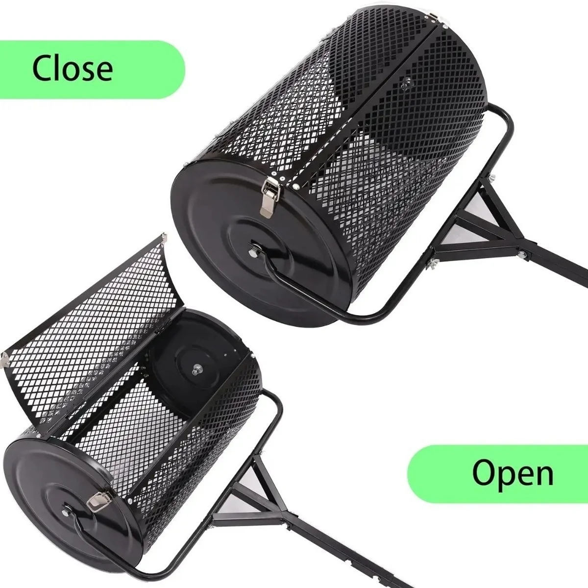 Hot-Selling T-Handle Easy-Spread Compost Spreader Topsoil & Fertilizer Spreader for Discount on Compost Aerators