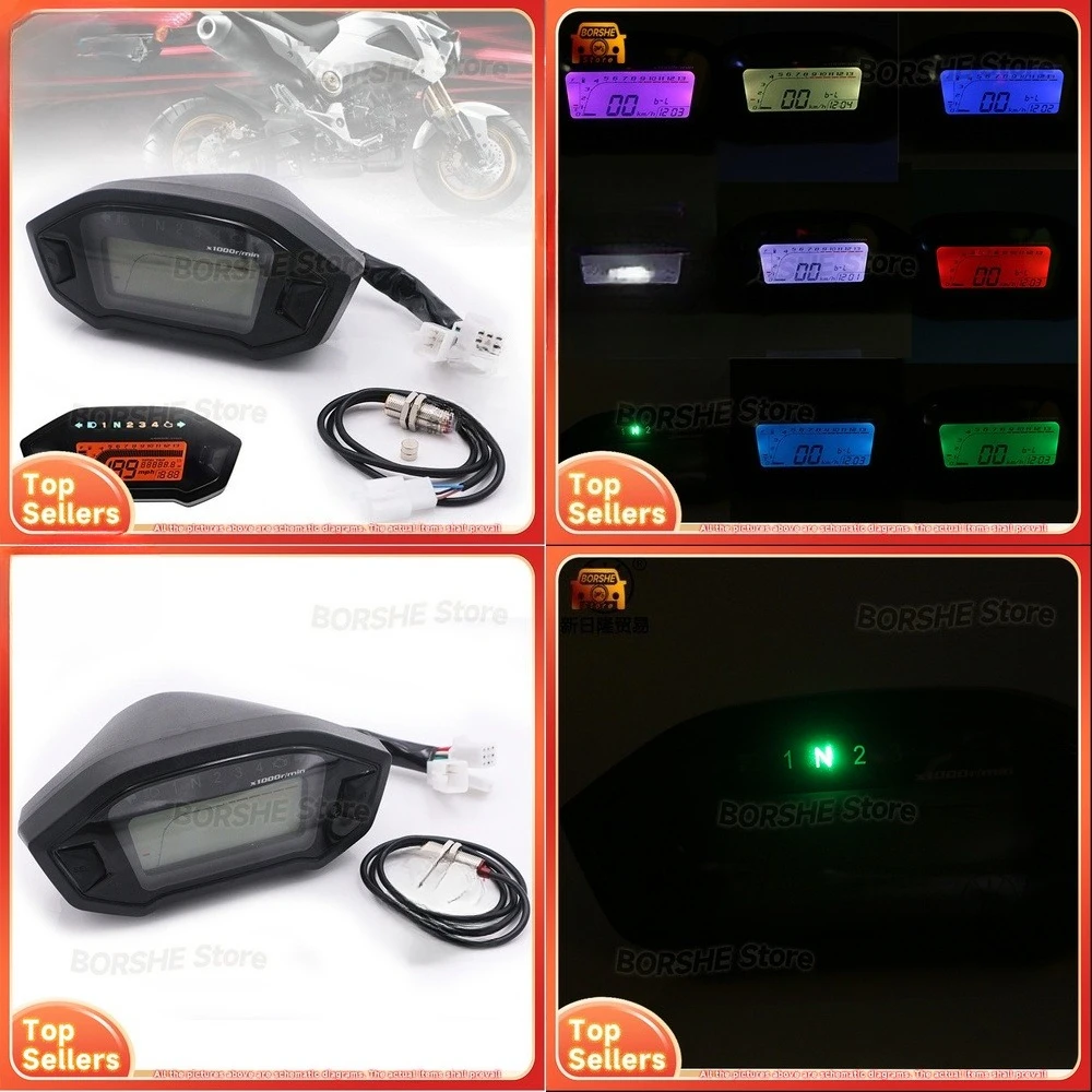 

2026 Motorcycle Dashboard Upgrade with LCD Display Suitable for M3 Little Monkey Model Fuel Gauge Dual Odometer Factory Direct