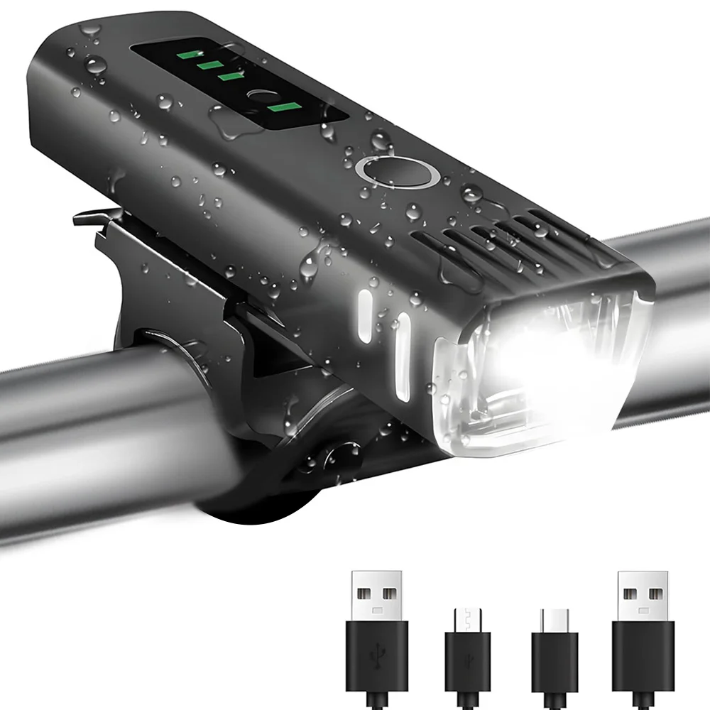 AliExpress X-TIGER X-Tiger 400 Lumen Front Light Bicycle TYPE-C Rechargeable Mountain Bike Headlight High Brightness Smart Bike Light Commuting