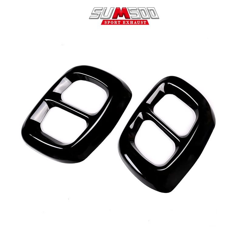 1 paire de couvercles de garniture pour Mercedes classe S R GL GLA GLC, pièces automobiles en acier inoxydable, silencieux d'échappement arrière, couvercle de tuyau arrière, pièces automobiles
