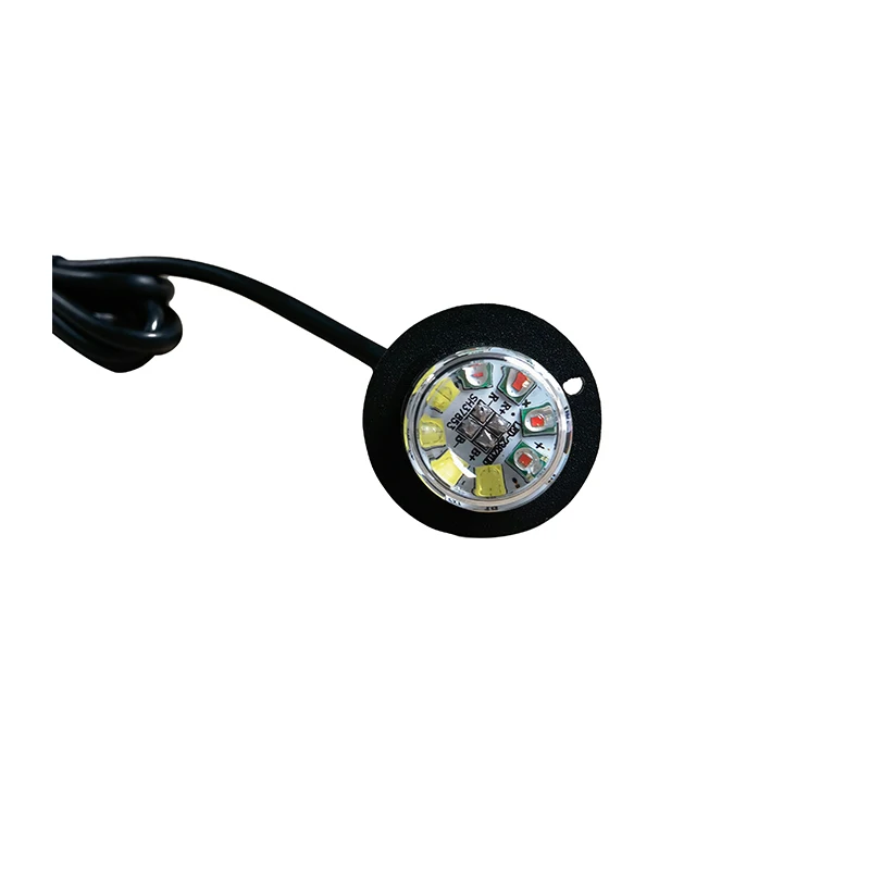 100 Feux Stroboscopiques Rétractables Rouge Bleu 12-24V en Aluminium pour Camion et Voiture, en Gros, en Stock