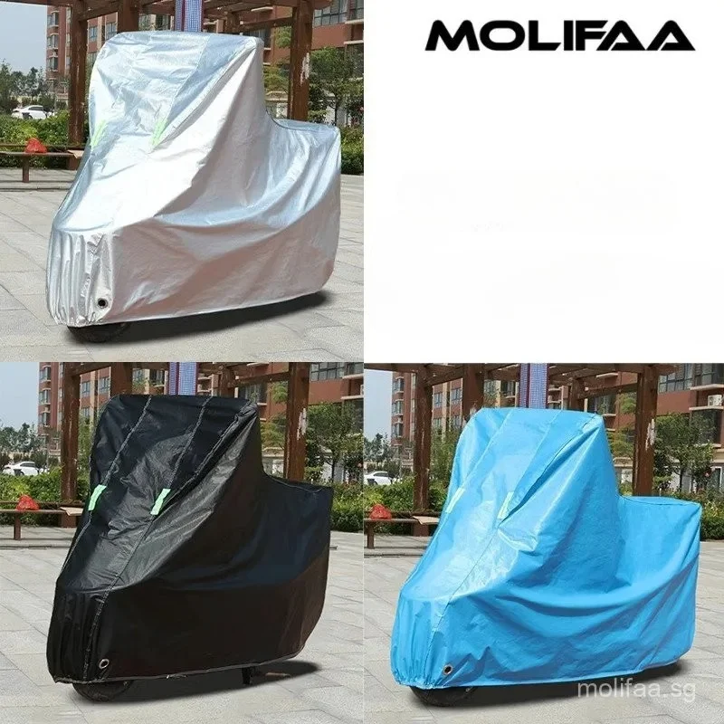 

Для мотоцикла SYM ADXTG 400, водонепроницаемый солнцезащитный чехол-оксфорд, уличный дождевик, пылезащитный защитный чехол для тела, аксессуары