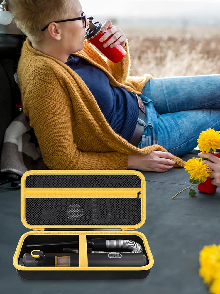 Sac de rangement pour aspirateur de voiture portable pour Fanttik Slim V8/V10, étui rigide antichoc pour aspirateur de voiture, étanche, organisateur d'aspirateur de voiture sans fil