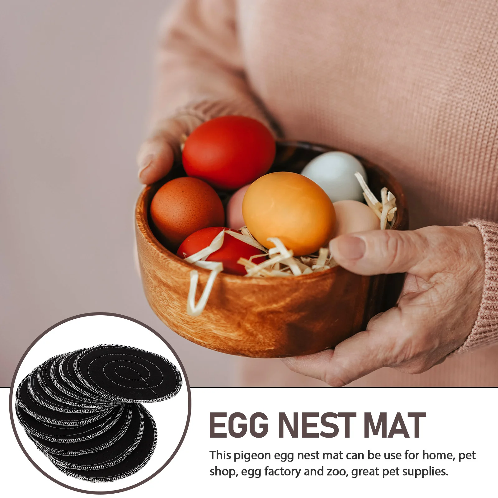 

10pcs Pigeon Mat Premium Reusable Durable Lightweight Breathable Protection For Breeding Egg Pads Bird Nest Accessory Pet Bird