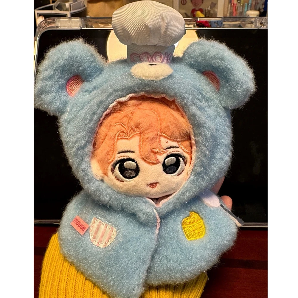 

10CM Doll Plush Cloak Gift Toys Accessories Kawaii Mouse Animal Shawl Cotton Stuffed Dolls Doll Clothes Plush Outfit