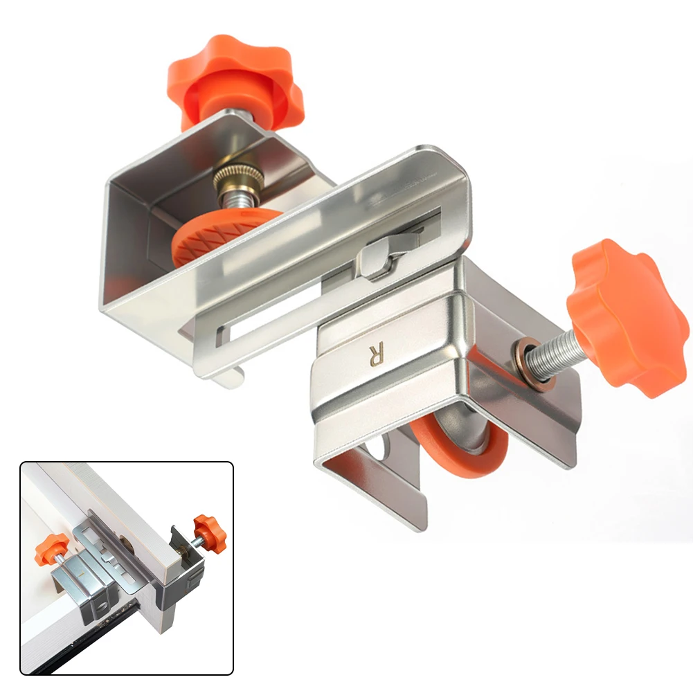 

2pcs High Drawer Panel Installation Clips No Handle Needed Cabinet Door Panel Mounting Jig Bidirectional Panel Mounting Fixture