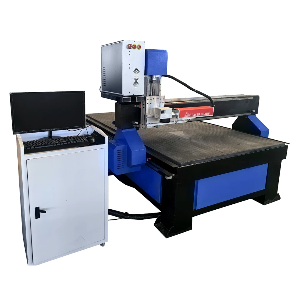 Mesin penanda Laser serat 1325 CNC pengukir 50W Raycus 1300x2500MM pemotong logam perhiasan mendukung peningkatan daya merek JPT 2024