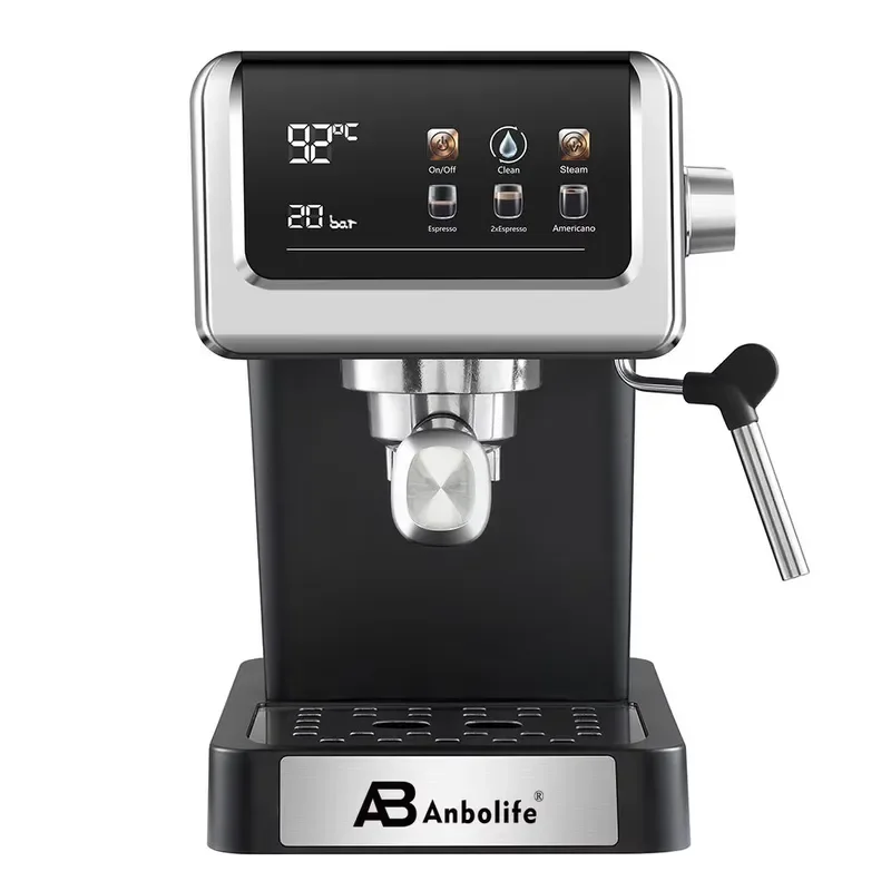 Anbolife Competitive Factory PRICE 20 Bar Compact Espresso Coffee Machine Semi-Automatic One Touch Espresso Americano OEM