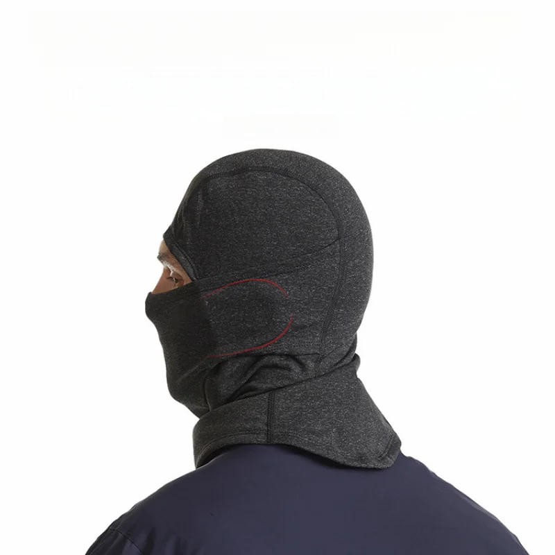 الشتاء التزلج حماية الوجه الدافئة القبعات الرجال خوذة بطانة بالاكلافا يندبروف Coldproof الصوف قناع ركوب الدراجات #5