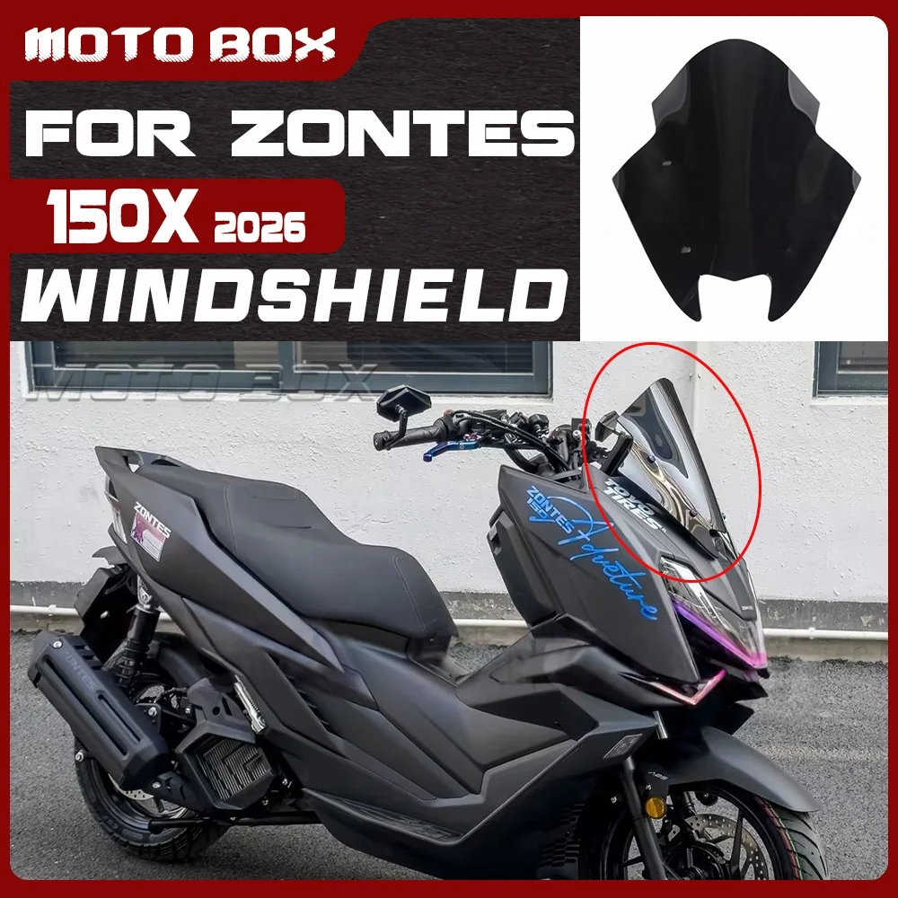 

Модифицированное черное ветровое стекло для ZONTES 150X 2026 года (для X 150, 150 X, 150 X X, 150 X X X)