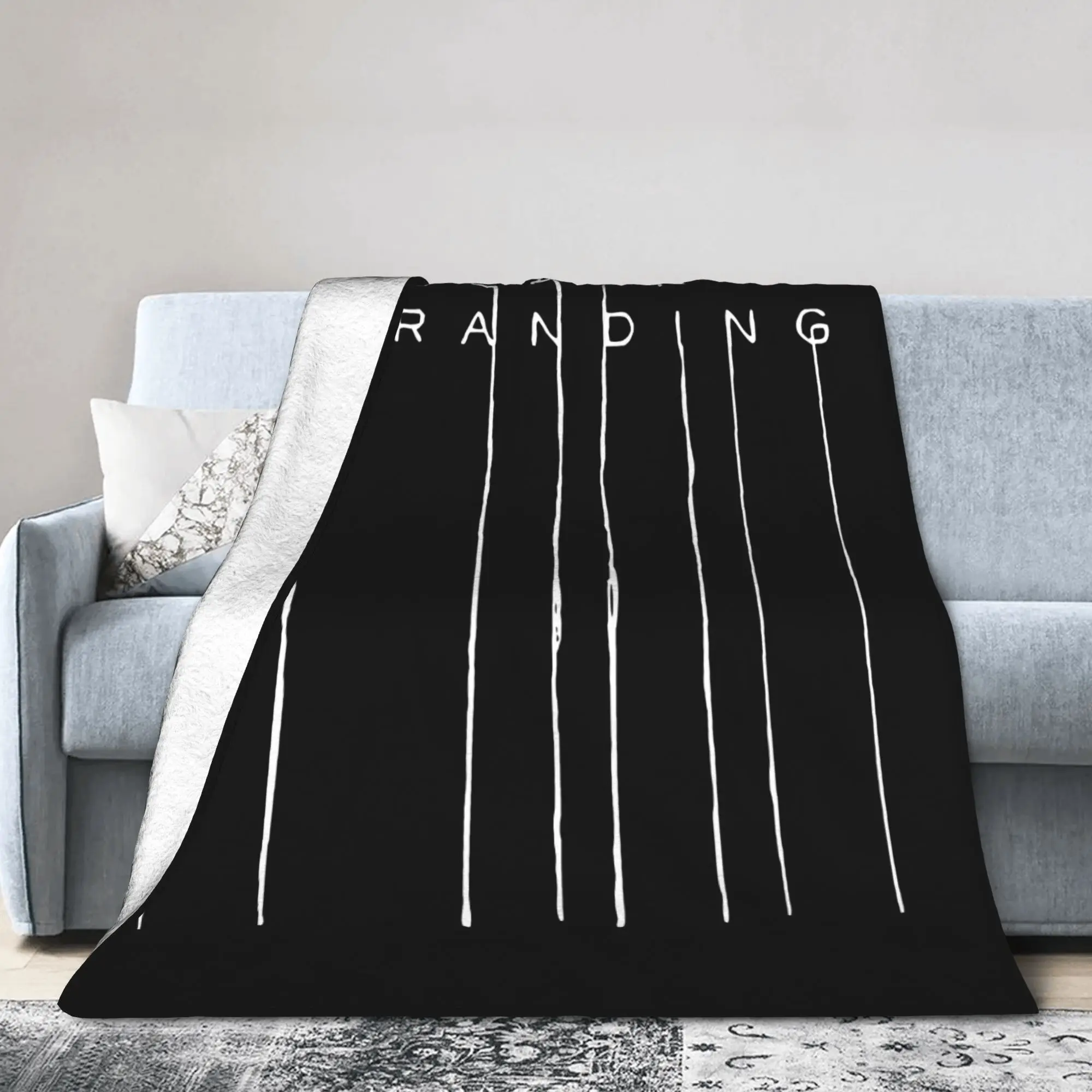 for Game Death Stranding Coral Fleece Plush Throw Blankets  Blankets for Home Car Soft Plush Thin Quilt Multi-function